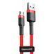 Дата кабель Baseus Cafule USB to MicroUSB Cable 2.4A (1m) (CAMKLF-B) Красный ILSO-00000034278-3 фото