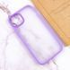 TPU+PC чехол Metal Buttons для Apple iPhone 14 (6.1") Сиреневый 777-08307 фото 4
