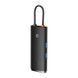USB-хаб Baseus Lite Series 6-Port Type-C HUB Docking Station (Type-C to HDMI+USB3.0*2+PD+SD/TF) Black WKQX050101 фото 7