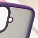 TPU+PC чохол Metal Buttons для Apple iPhone 16 (6.1") Темно-фиолетовый 777-08257 фото 6