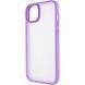 TPU+PC чехол Metal Buttons для Apple iPhone 14 (6.1") Сиреневый 777-08307 фото 3