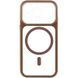 Чохол TPU+PC GETMAN Moon Clear with MagSafe для Apple iPhone 15 Pro (6.1") Brown 656-08426 фото 2