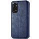 Шкіряний чохол-книжка GETMAN Cubic для Xiaomi Redmi Note 11 (Global) / Note 11S Синій 555-01904 фото 3