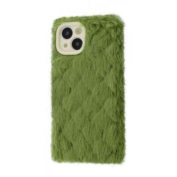 Чехол Fluffy Love Case для iPhone 13 Green 208-03721 фото