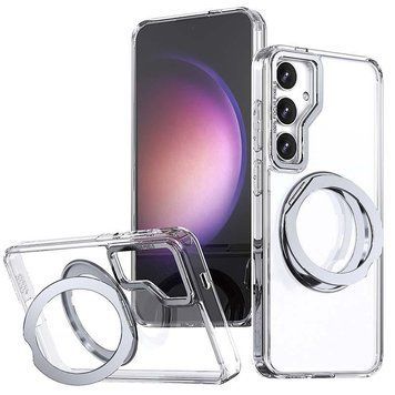 Чехол TPU+PC Aura Fold для Samsung Galaxy S24 FE Transparent 555-02600 фото