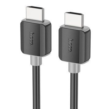 Кабель HOCO US08 HDTV 2.0 male-to-male 4K HD data cable(L=3M) Black 6931474799401 фото