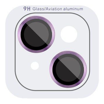 Захисне скло Metal Classic на камеру для Apple iPhone 14 (6.1") / 14 Plus (6.7") Purple 204-00423 фото