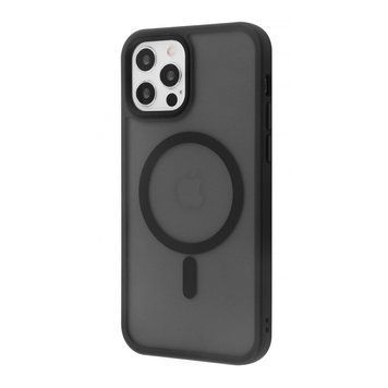 Чехол WAVE Matte Insane Case with Magnetic Ring для iPhone 12/12 Pro Black 656-07783 фото
