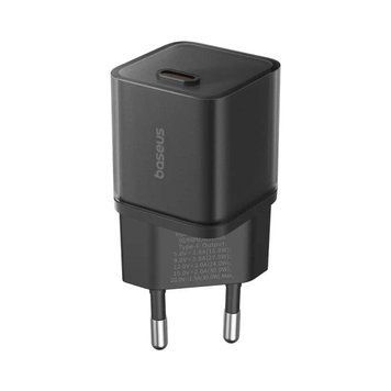 Сетевое зарядное устройство Baseus GaN5S Fast Charger 1C 30W EU Cluster Black 656-01288 фото