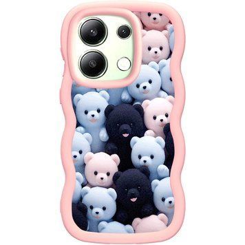 Чехол TPU Cloudy Pictures для Xiaomi Redmi Note 13 4G Bears 555-01216 фото