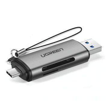 Кардридер UGREEN CM185 USB-C/USB-A Card Reader (UGR-50706) UGR-50706 фото