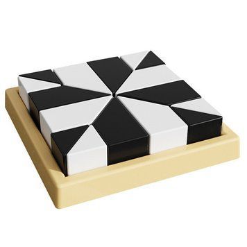 Настольная интерактивная игра Ummi ME-149 Hidden Black and White Blocks 656-03324 фото