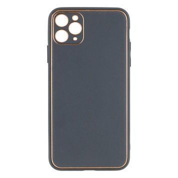 Чохол Leather Gold with Frame для iPhone 11 Pro Max Grey 207-00337 фото