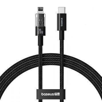 Кабель Baseus Gem Fast-Charging Data Cable Type-C to Lightning 20W 2m Black P10373001111-01 фото