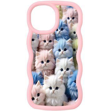 Чехол TPU Cloudy Pictures для iPhone 15 Pro Max (6.7") Kittens 555-01366 фото