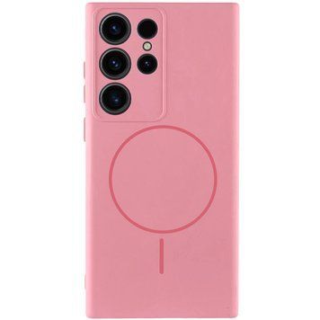 Чохол Silicone Cover Lakshmi Full Camera with MagFit для Samsung Galaxy S24 Ultra Рожевий 555-02005 фото