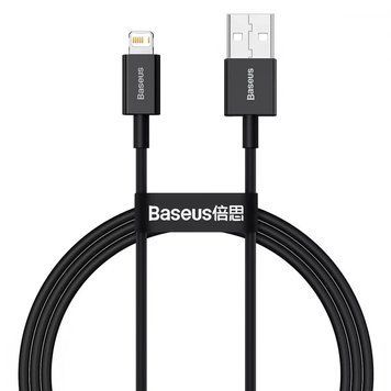 Кабель Baseus Superior Series Fast Charging Lightning 2.4A (1m) Black 209-00235 фото