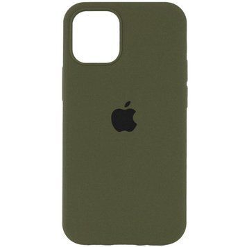 Чохол Silicone Case Full Protective для Apple iPhone 14 Plus (6.7") Dark Olive 555-04032 фото