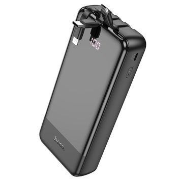 Power Bank Hoco J114A Charger 20000mAh 2A (with cable Lightning, Micro, Type-C) Black 216-00150 фото