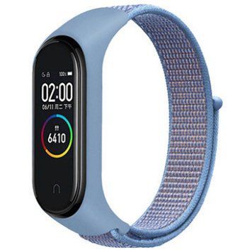 Ремінець Nylon New для Xiaomi Mi Band 3/4/5/6/7 Azure 212-01764 фото