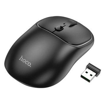 Манипулятор мышь HOCO GM25 Royal dual-mode business wireless mouse Dark Night Black 656-03229 фото