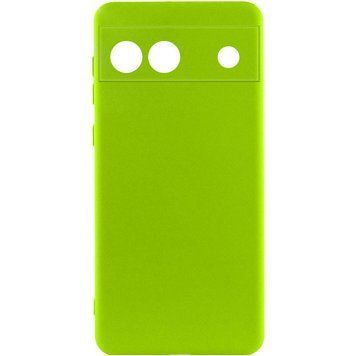 Чехол Silicone Cover Lakshmi Full Camera для Google Pixel 6a Neon Green 777-06872 фото