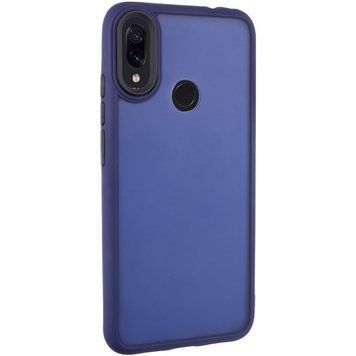 Чехол TPU+PC Lyon Frosted для Xiaomi Redmi Note 7 / Note 7 Pro / Note 7s Navy Blue ILSO-00000067385-3 фото
