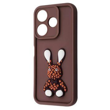 Чохол Pretty Things Case для Xiaomi Redmi 12 4G Brown/Rabbit 777-01665 фото