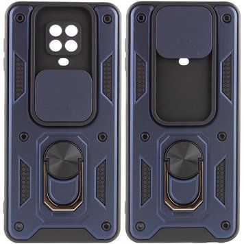 Ударостійкий чохол Camshield Serge Ring для Xiaomi Redmi Note 9s / Note 9 Pro / 9 Pro Max Blue 777-04668 фото
