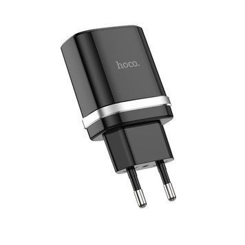 Сетевое зарядное устройство HOCO C12Q Smart QC3.0 charger 18W Black 6931474716255 фото