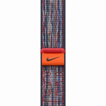 Ремінець Nike Sport Loop для Apple Watch 38/40/41/42mm(ser.10) Blue / Red 212-01562 фото