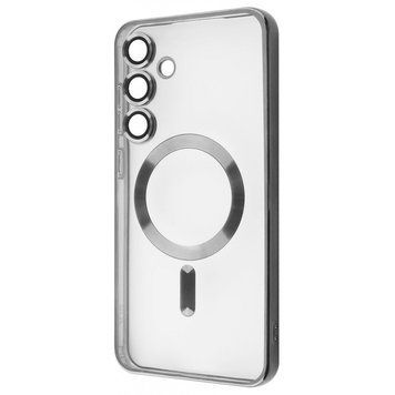 Чохол WAVE Metal Color Case with Magnetic Ring для Samsung Galaxy S24 FE Silver 656-07991 фото