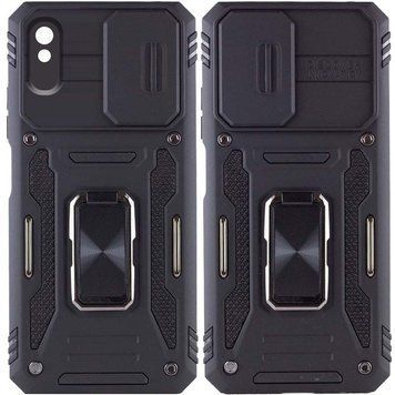 Ударопрочный чехол Camshield Army Ring для Xiaomi Redmi 9A Black 777-05116 фото