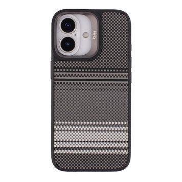 Чохол Kajsa Resort Collection Gradient Stripe with MagSafe для iPhone 17 Black 2020000507581 фото