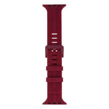 Ремінець Silicone Shine Band для Apple Watch 38/40/41 mm Purple Red 212-00825 фото