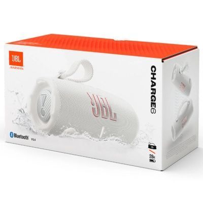 Акустична система JBL Charge 6 White (JBLCHARGE6WHT) JBLCHARGE6WHT фото