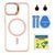 Чохол TPU+PC+Metal Stand Case with MagSafe and Camera Lenses для iPhone 14 Pink 214-03656 фото
