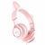 Наушники HOCO W36 Cat ear headphones with mic Pink 656-01040 фото