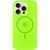 Силиконовый чехол с MagSafe для iPhone 14 Pro Neon green 214-01668 фото
