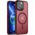 TPU+PC чохол Metal Buttons with MagSafe Colorful для Apple iPhone 15 Pro Max (6.7") Wine Red 555-03050 фото