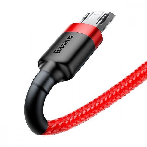 Кабель Baseus Cafule Micro USB Cable 2.0A (3m) Gray/Black CAMKLF-HG1 фото