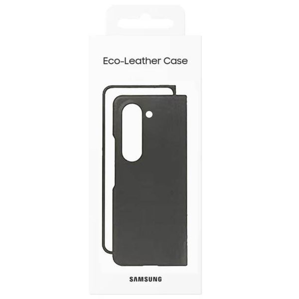 Кожаный чехол Leather Case для Samsung Galaxy Z Fold6 Black 555-03230 фото