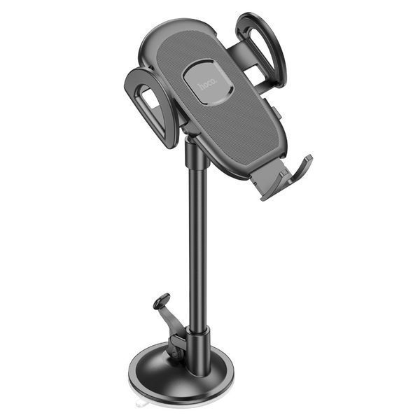 Автодержатель для телефона HOCO H10 General car holder(windshield) Black 6931474791580 фото