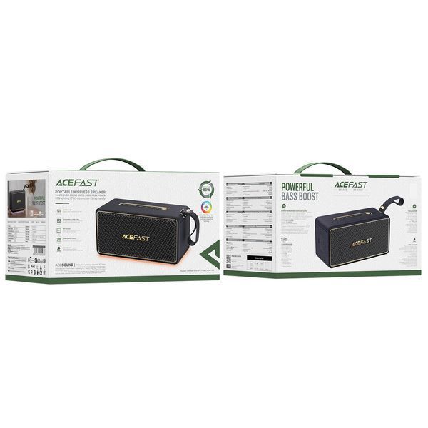 Портативная колонка ACEFAST K3 Max portable wireless speaker,40W, IPX6, Black 6974316285038 фото