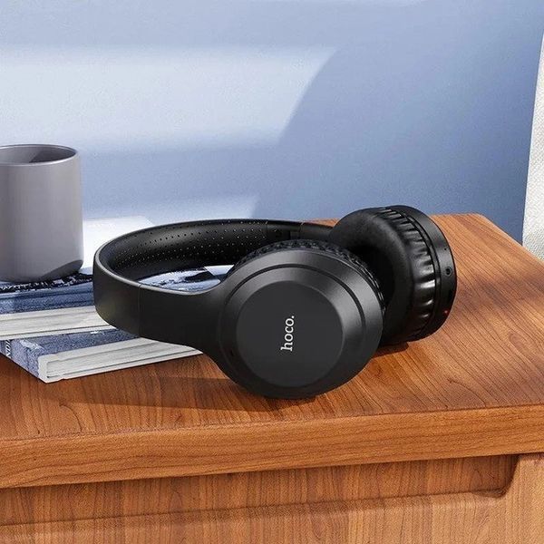 Бездротові Bluetooth-навушники з активним шумопоглинанням Hoco W37 Чорні 202-00099 фото