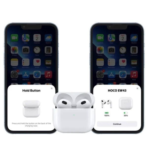 Наушники HOCO EW43 True wireless stereo headset White 656-00923 фото