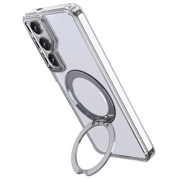 Чехол TPU+PC Aura Fold для Samsung Galaxy S24 FE Transparent 555-02600 фото