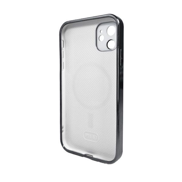 Чехол AG Glass Sapphire Frame MagSafe для iPhone 12 White 666-02784 фото
