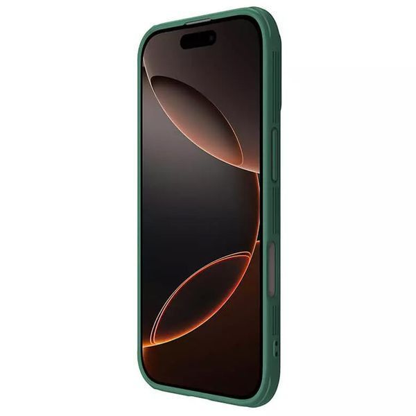 Карбонова накладка Nillkin CamShield Pro Magnetic для Apple iPhone 16 Pro (6.3") Deep Green 777-08113 фото