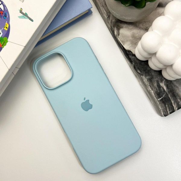 Силіконовий чохол для iPhone 16 Pro Mist Blue 666-01209 фото